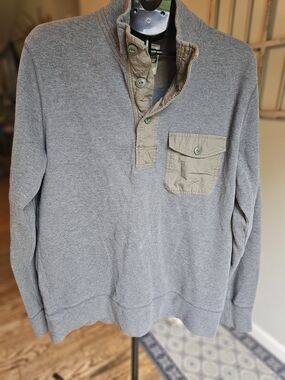 Vintage Eddie Bauer Gray Pullover